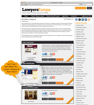 Get A Top 3 Spot When Purchasing Our Featured Listing!