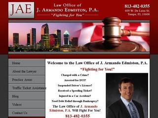 J. Armando Edmiston, P.A. DUI Tampa Lawyer