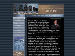 William S. Foley Divorce Tampa Lawyer